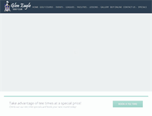 Tablet Screenshot of golfgleneagle.com